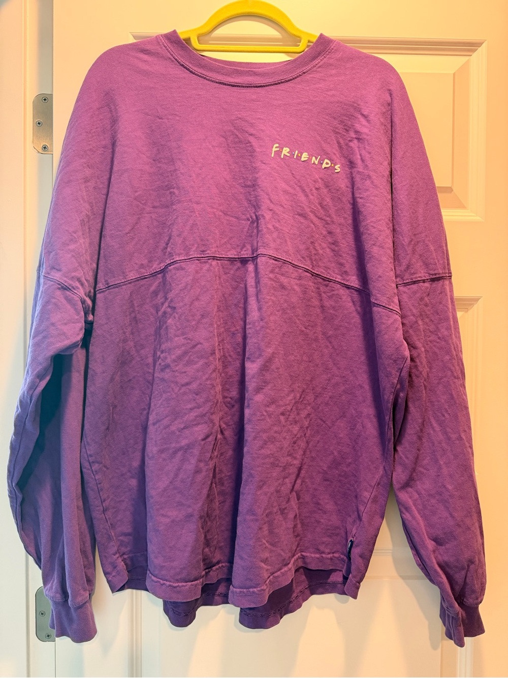 Friends OH MY GAWD Purple Spirit Jersey Size Large